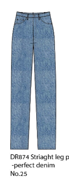 No.25| High Waist Slim Cropped Denim