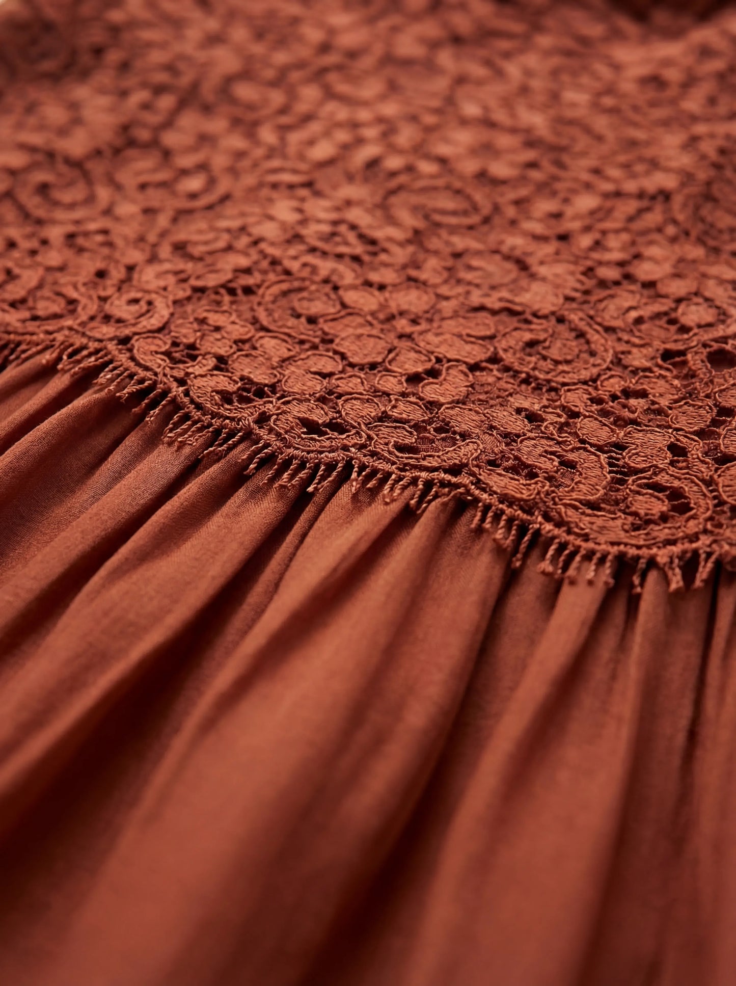 Lace Drop Waist Maxi Dress