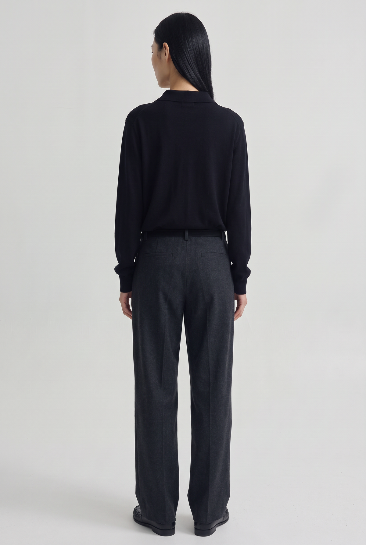 Oversized Merino Wool Polo