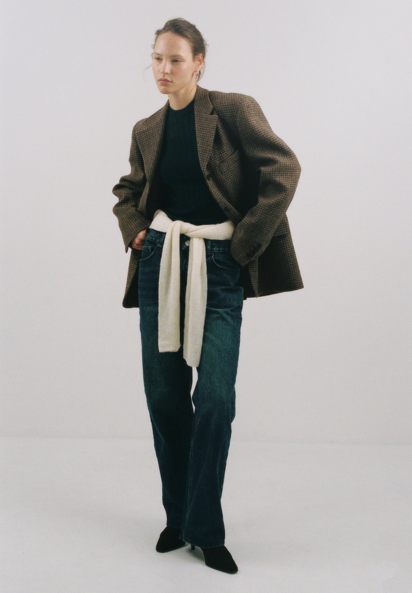 Tailored Wool Plaid Jacket - Dé Rococo