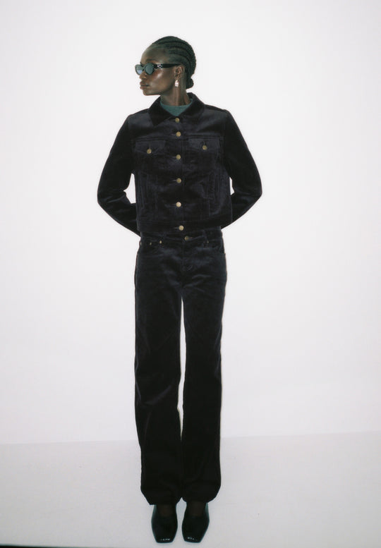 Fitted Corduroy Jacket