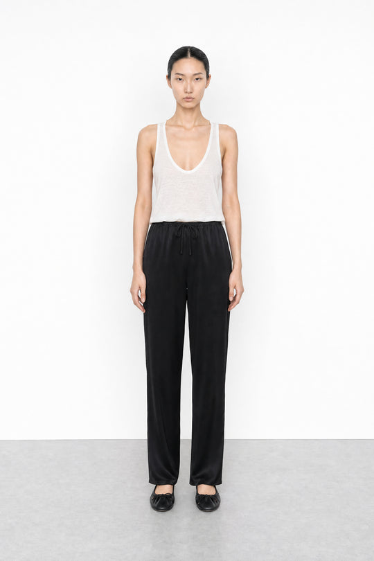 Satin Drawstring Pants