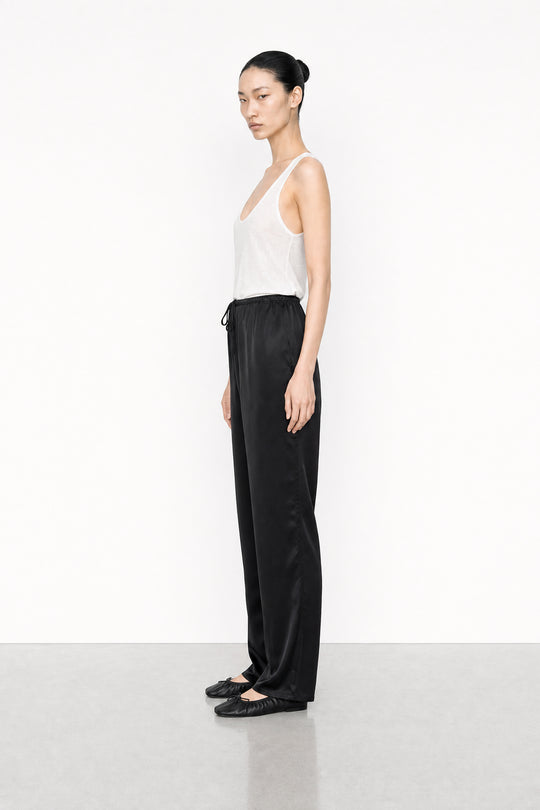 Satin Drawstring Pants