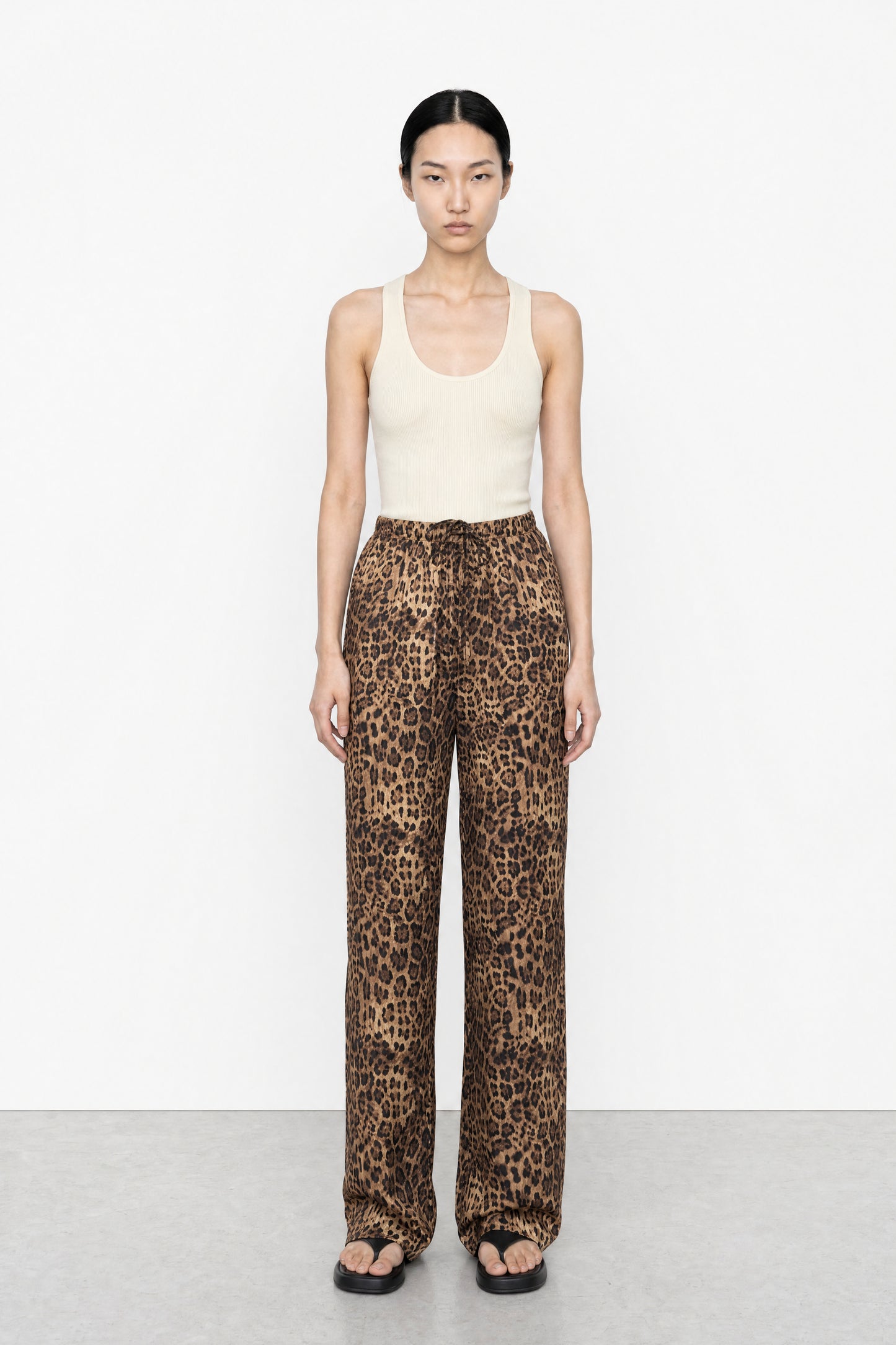 Satin Drawstring Pants