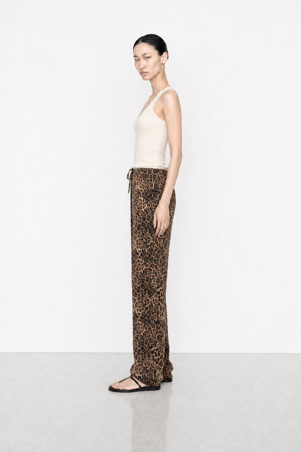 Satin Drawstring Pants