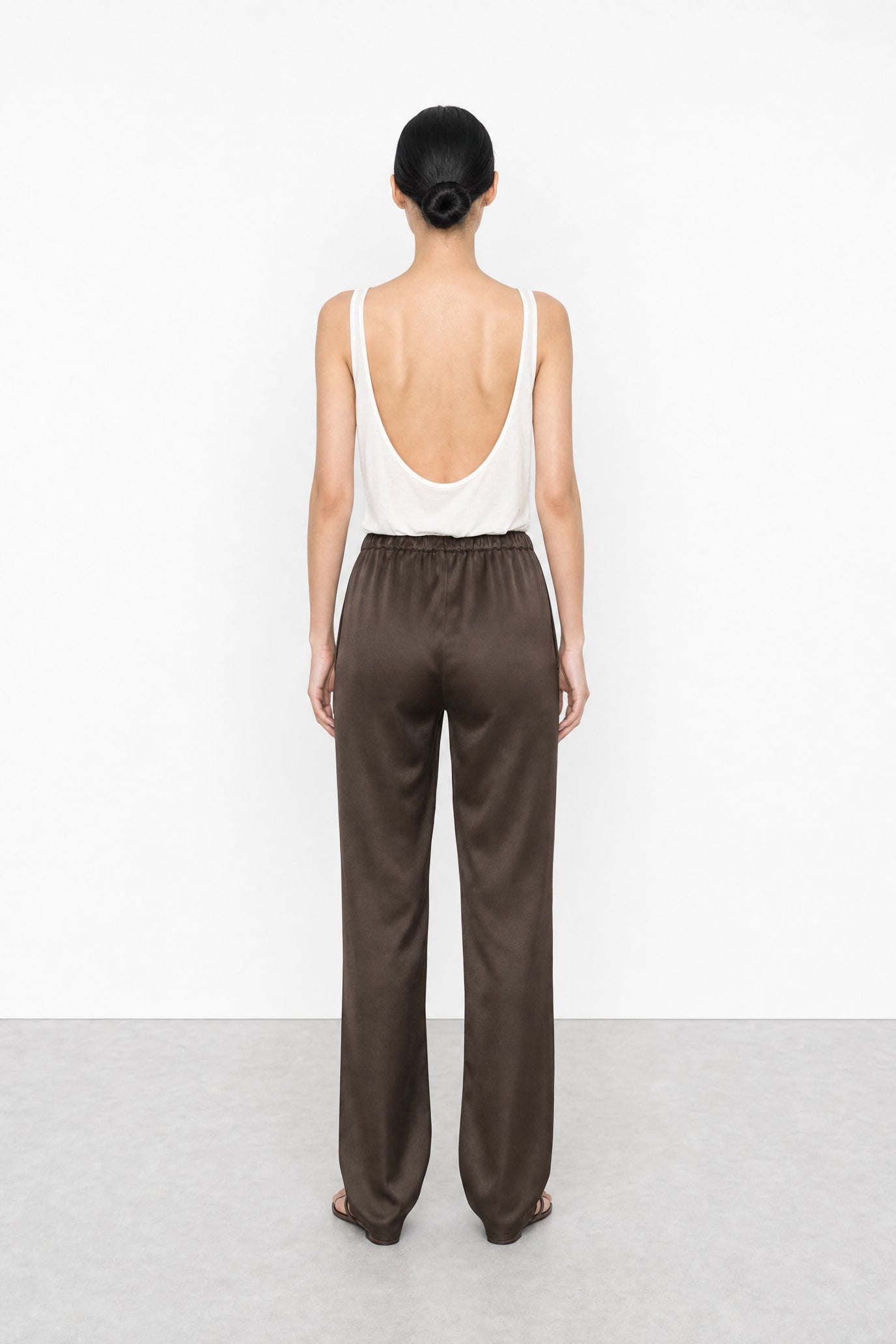 Satin Drawstring Pants