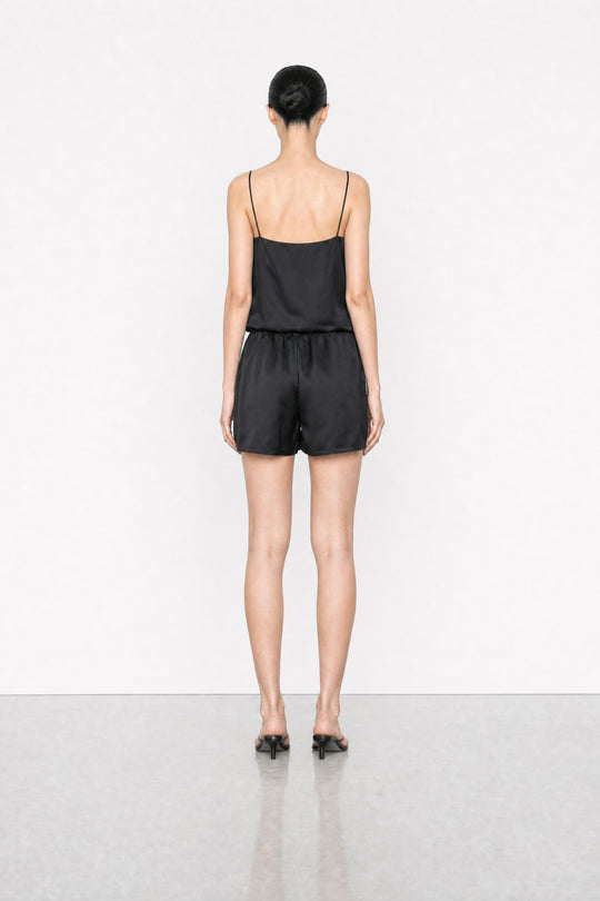 Satin Drawstring Shorts