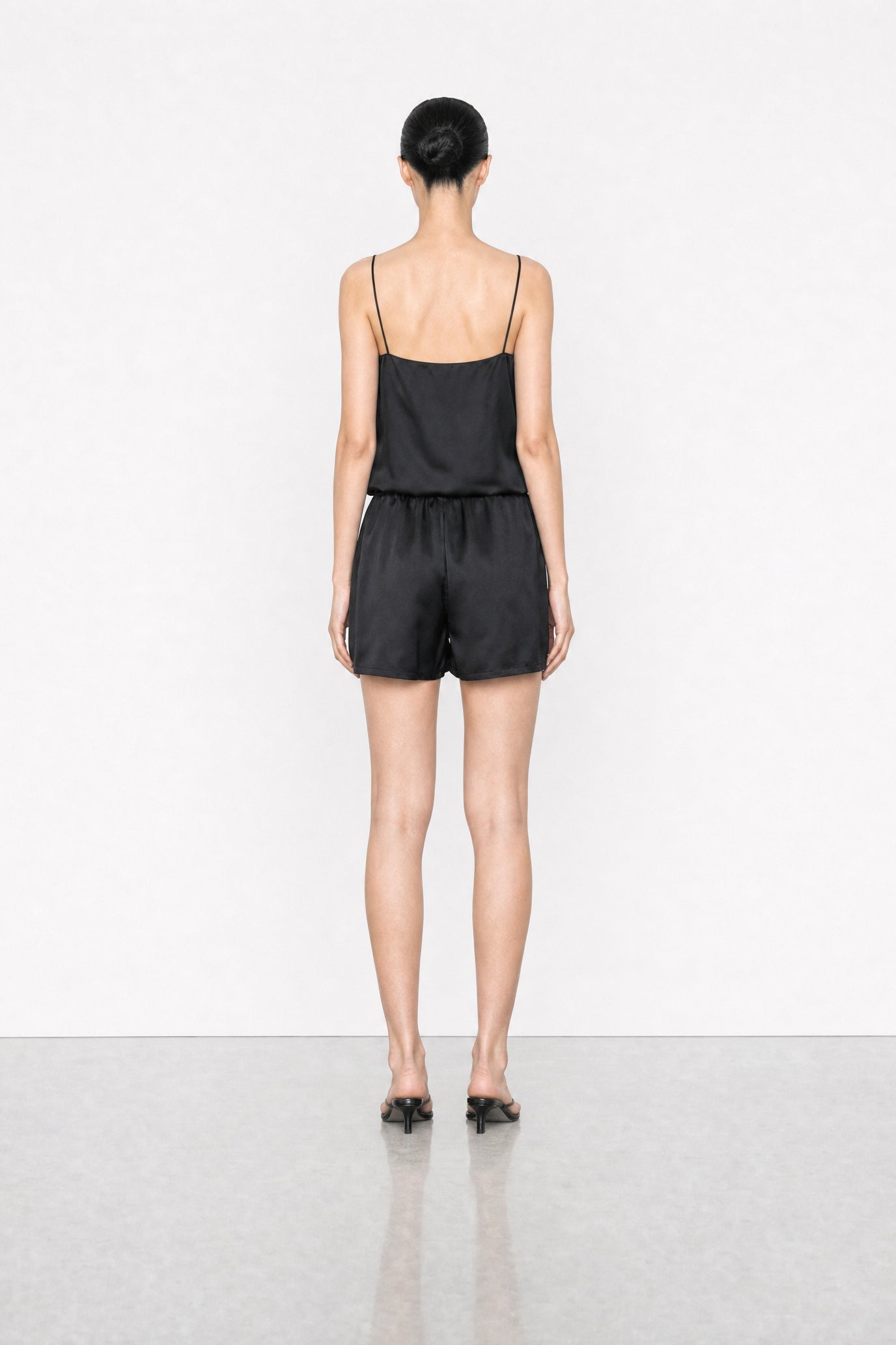 Satin Drawstring Shorts