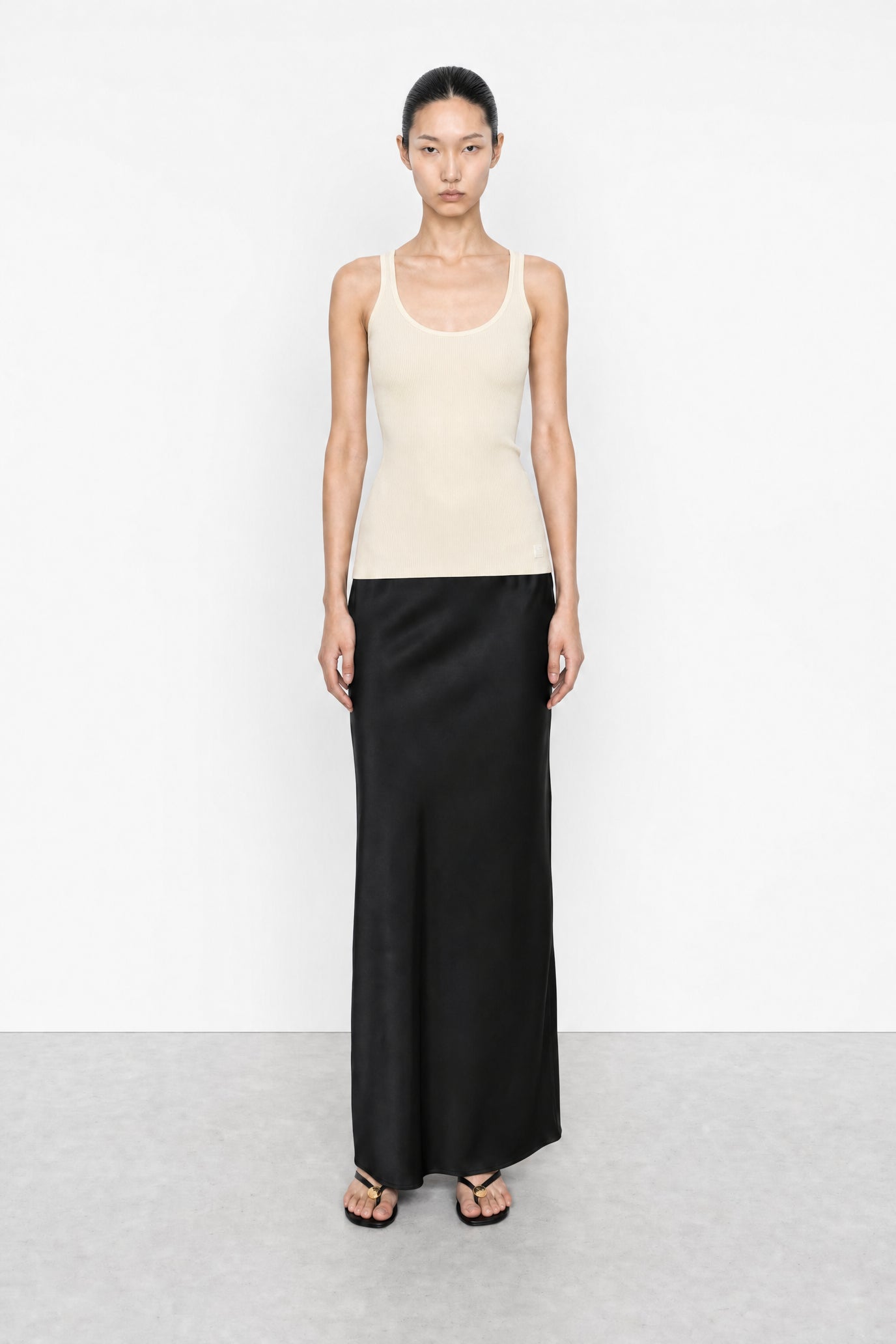 Satin Slip Maxi Skirt