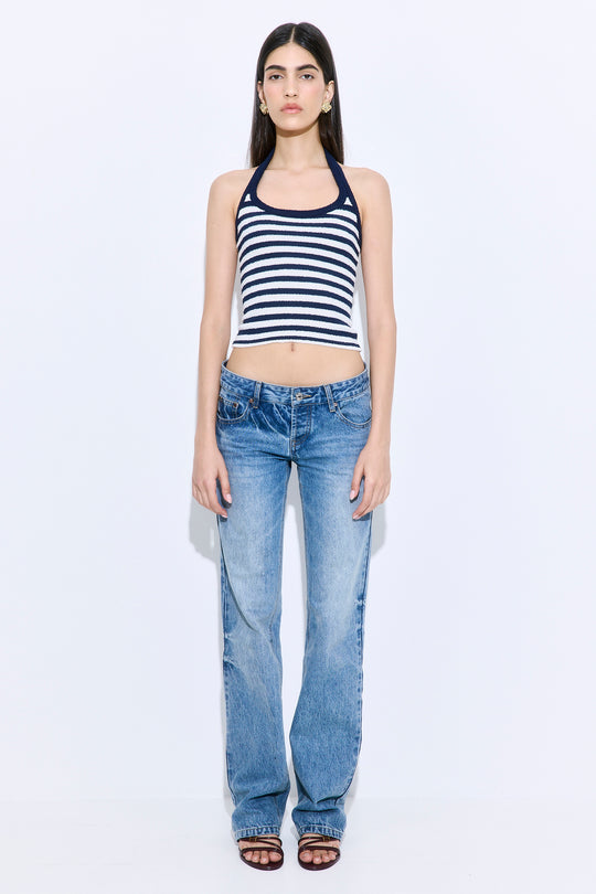 Boucle Halter Neck Top