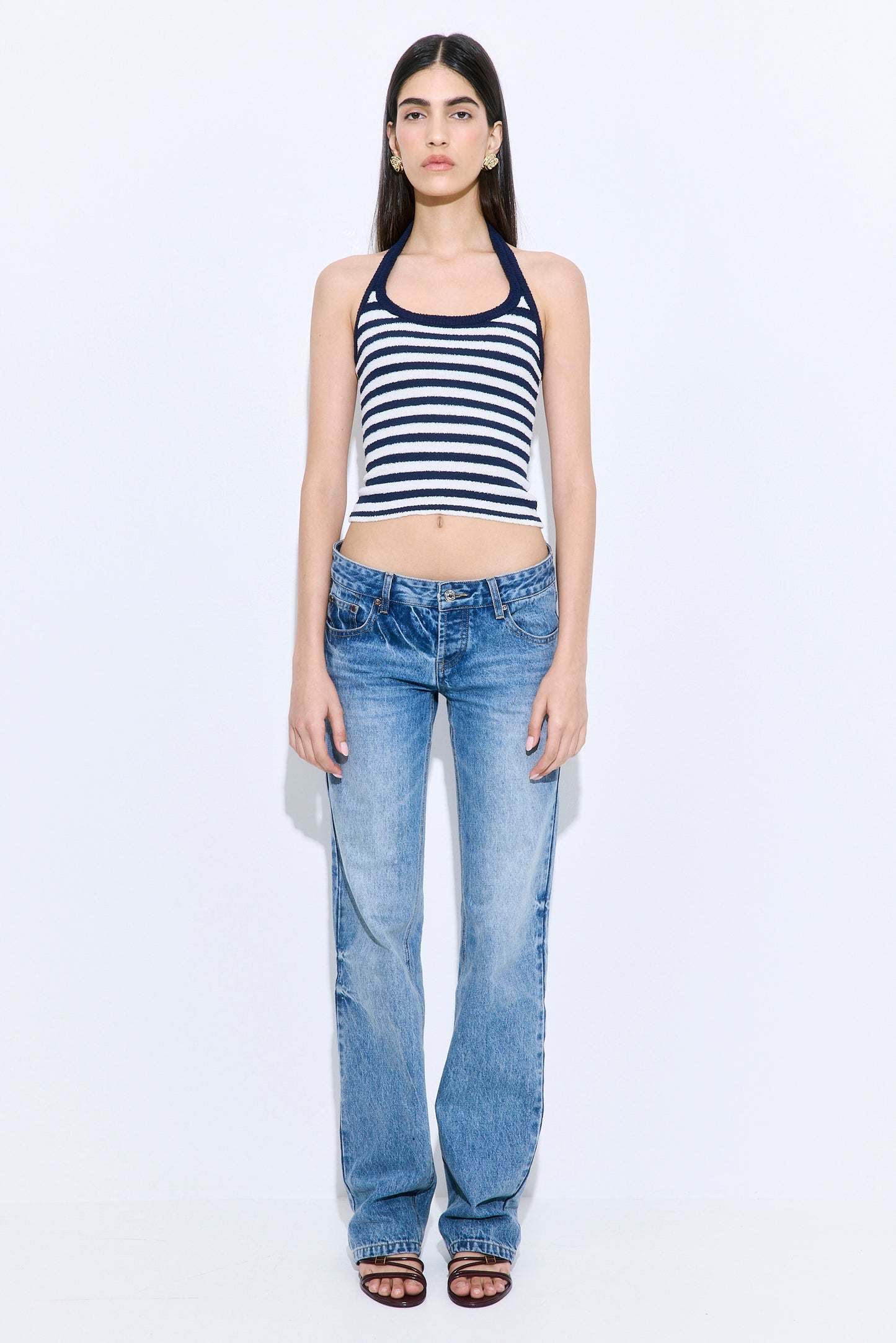 Boucle Halter Neck Top
