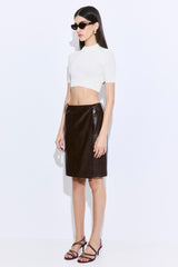 Semi Sheer Cropped Knit