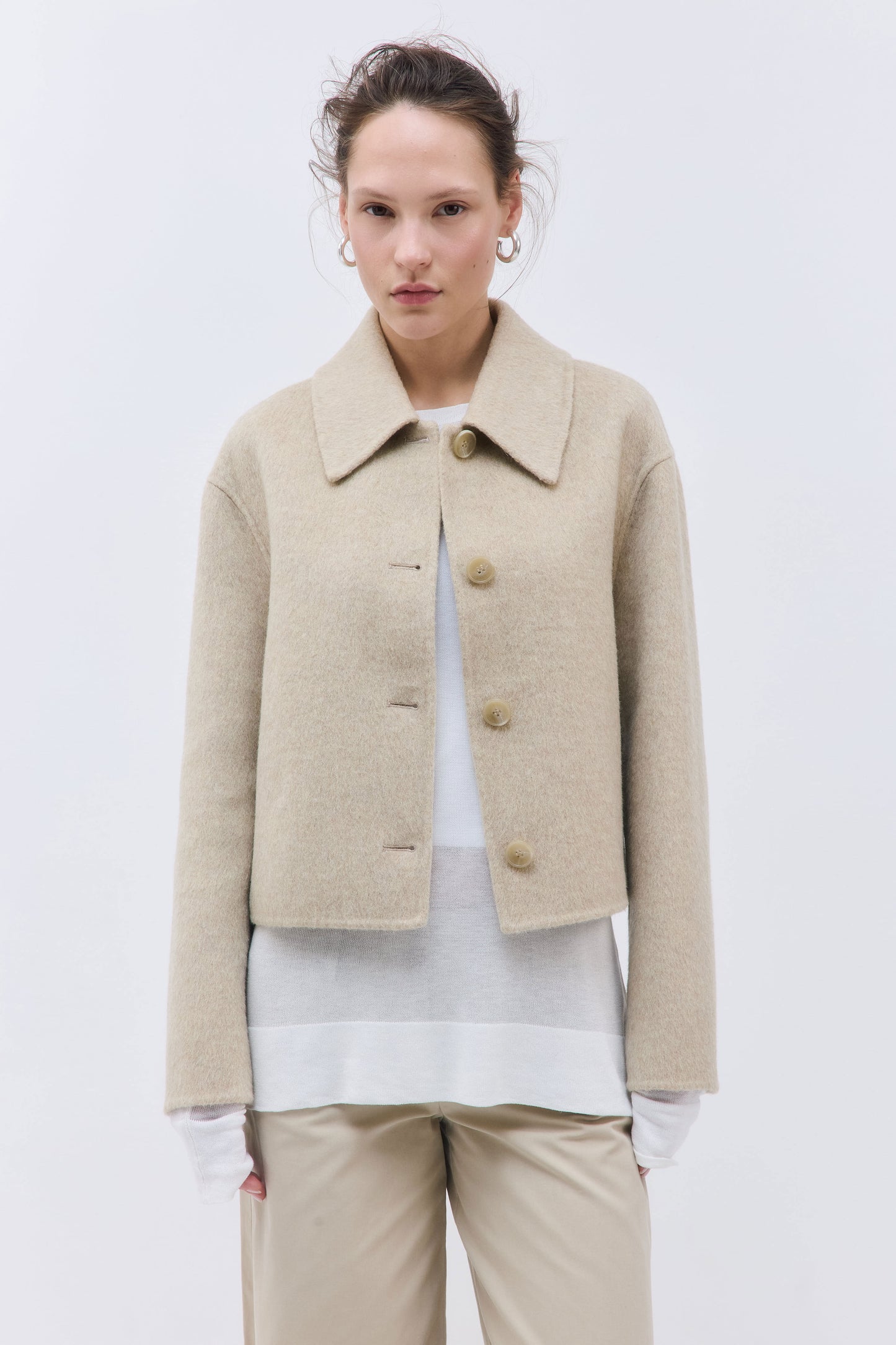 Relaxed Double Wool Jacket