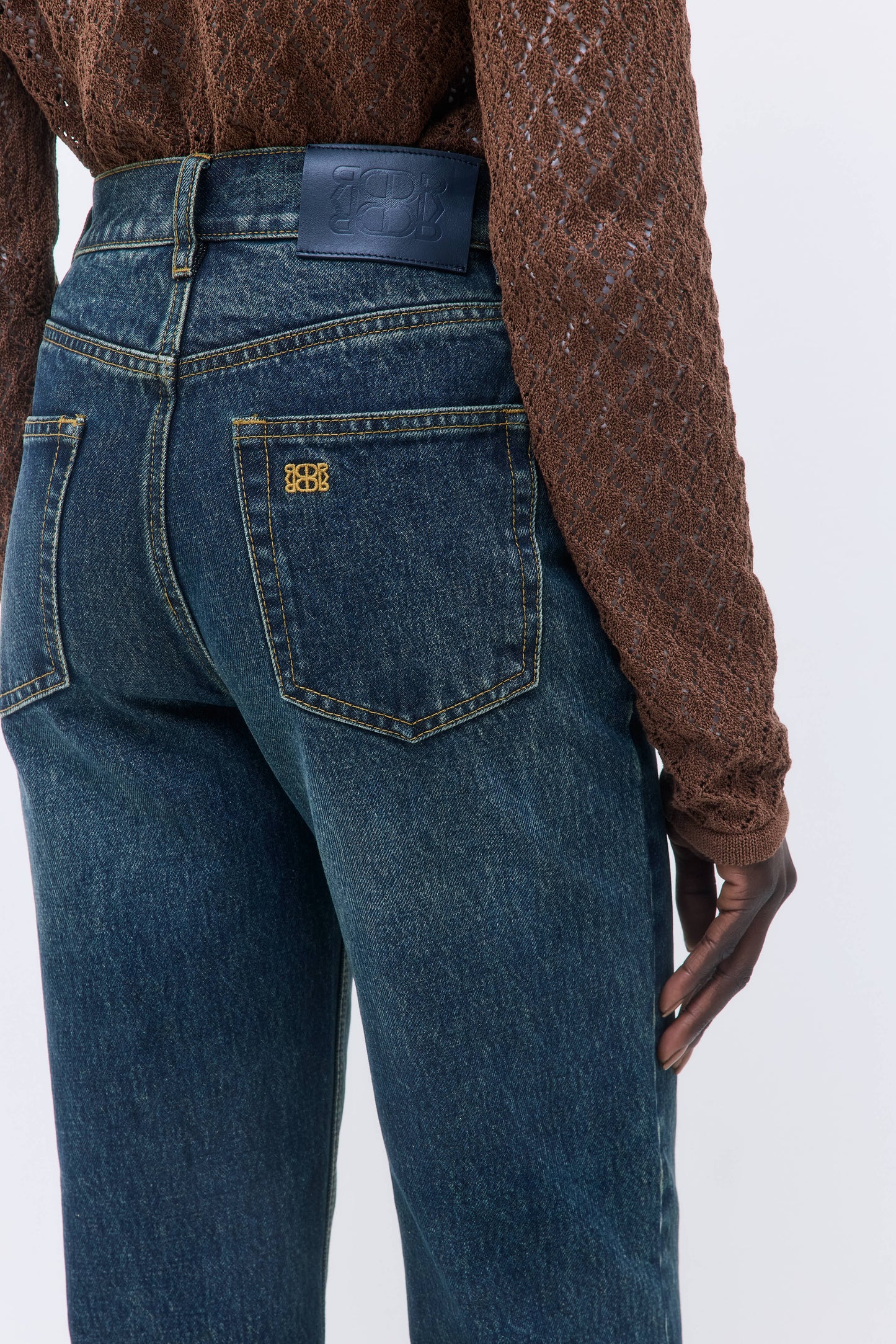 No.6| High Waisted Straight Full Length Denim