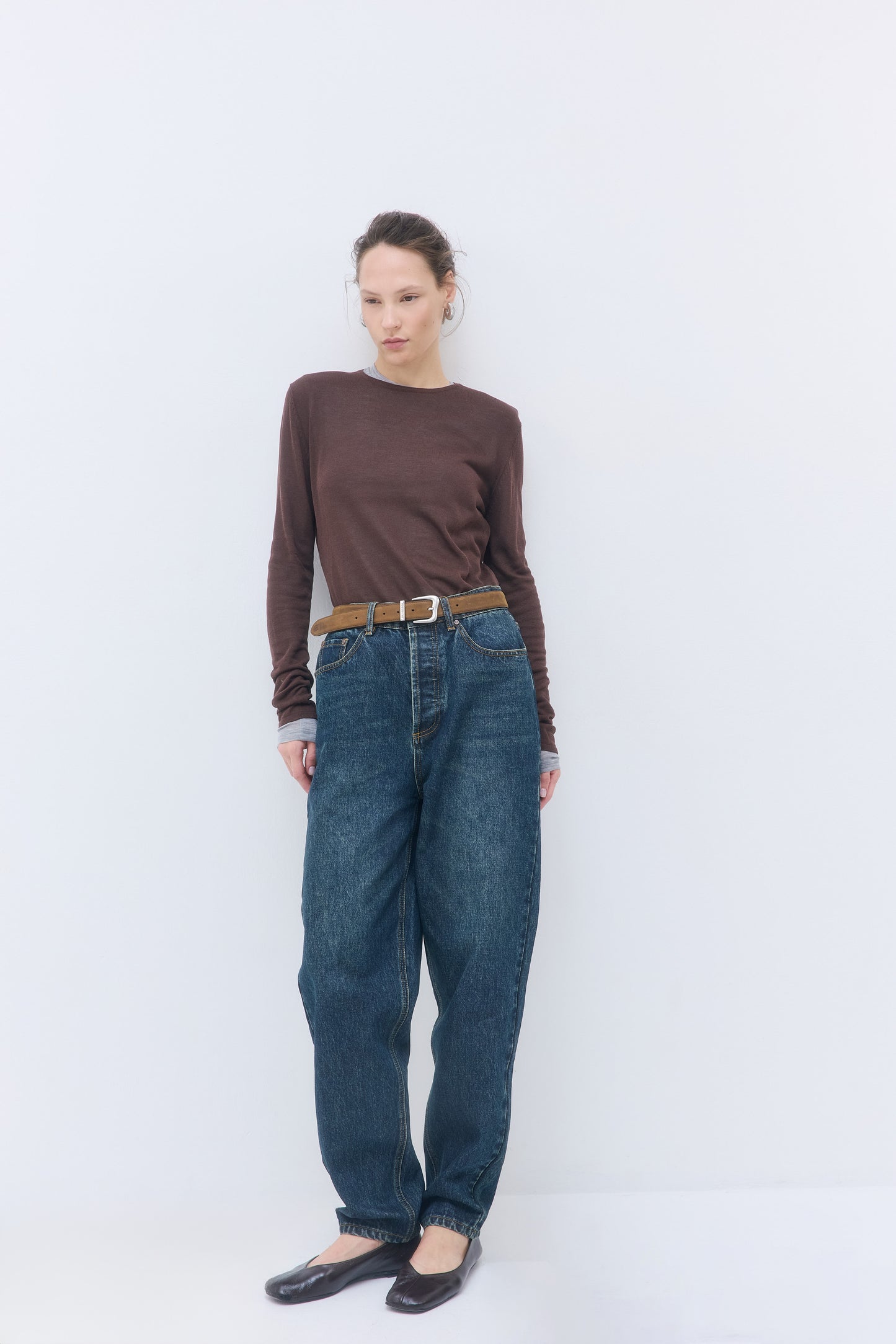No.13| High Rise Tapered Balloon Denim