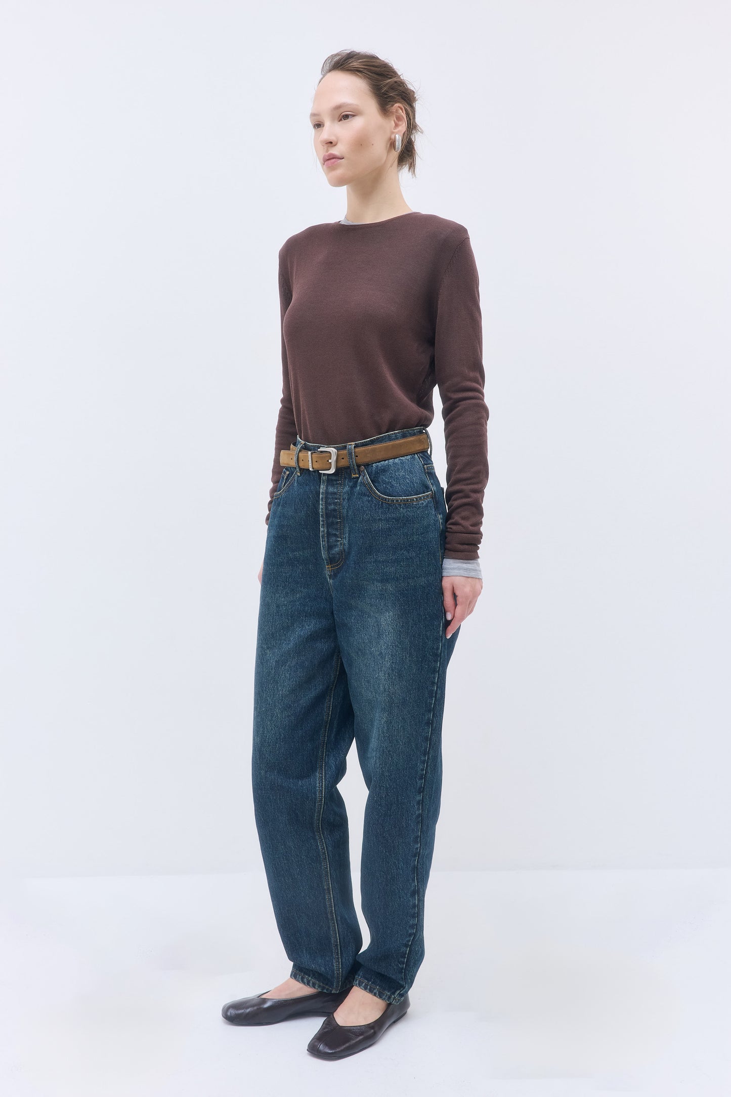 No.13| High Rise Tapered Balloon Denim