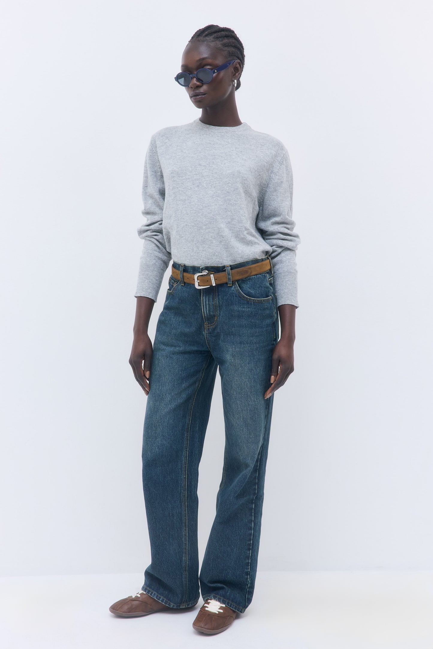 No.11| Mid Rise Full Length Baggy Denim