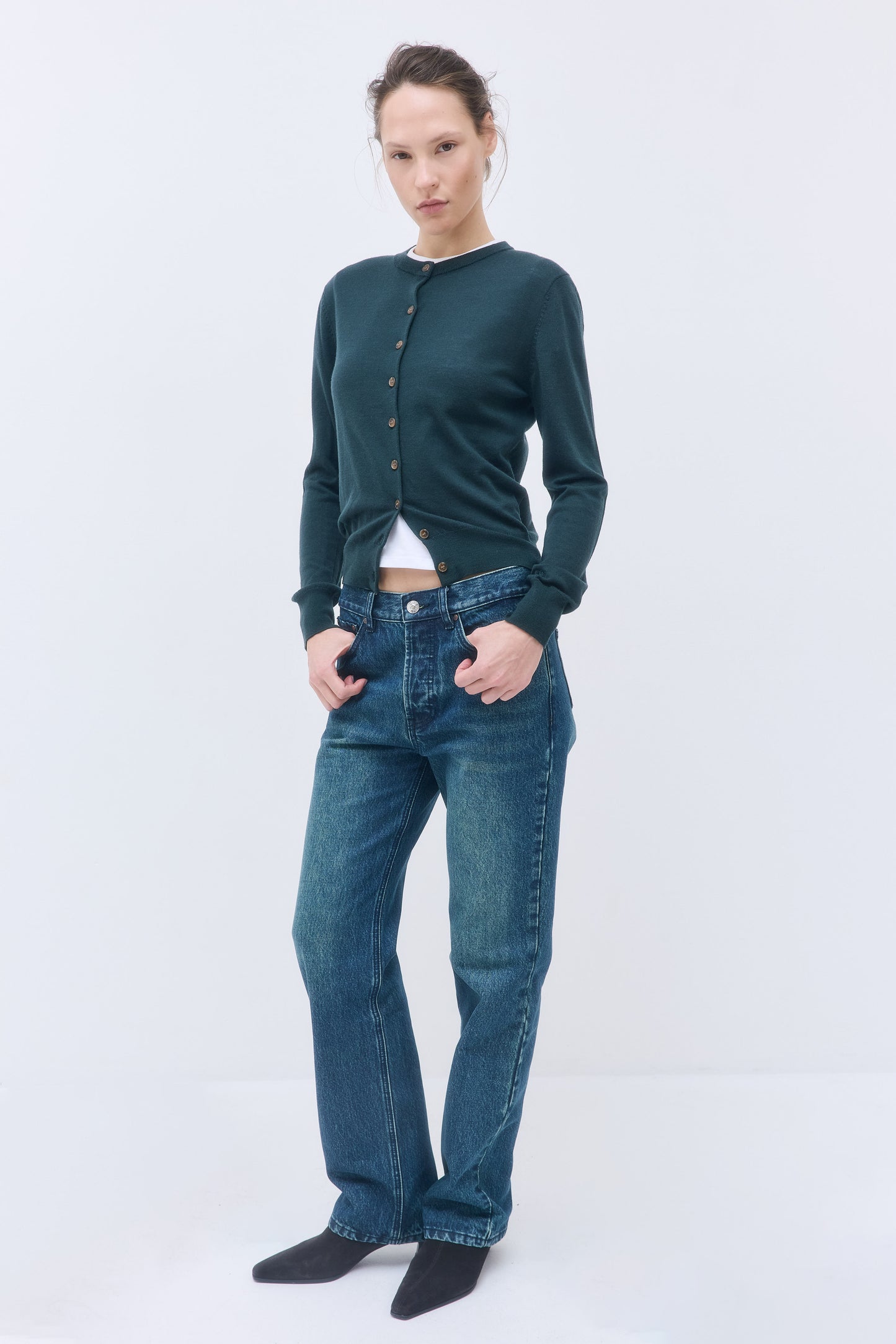 No.10| Low Rise Full Length Denim