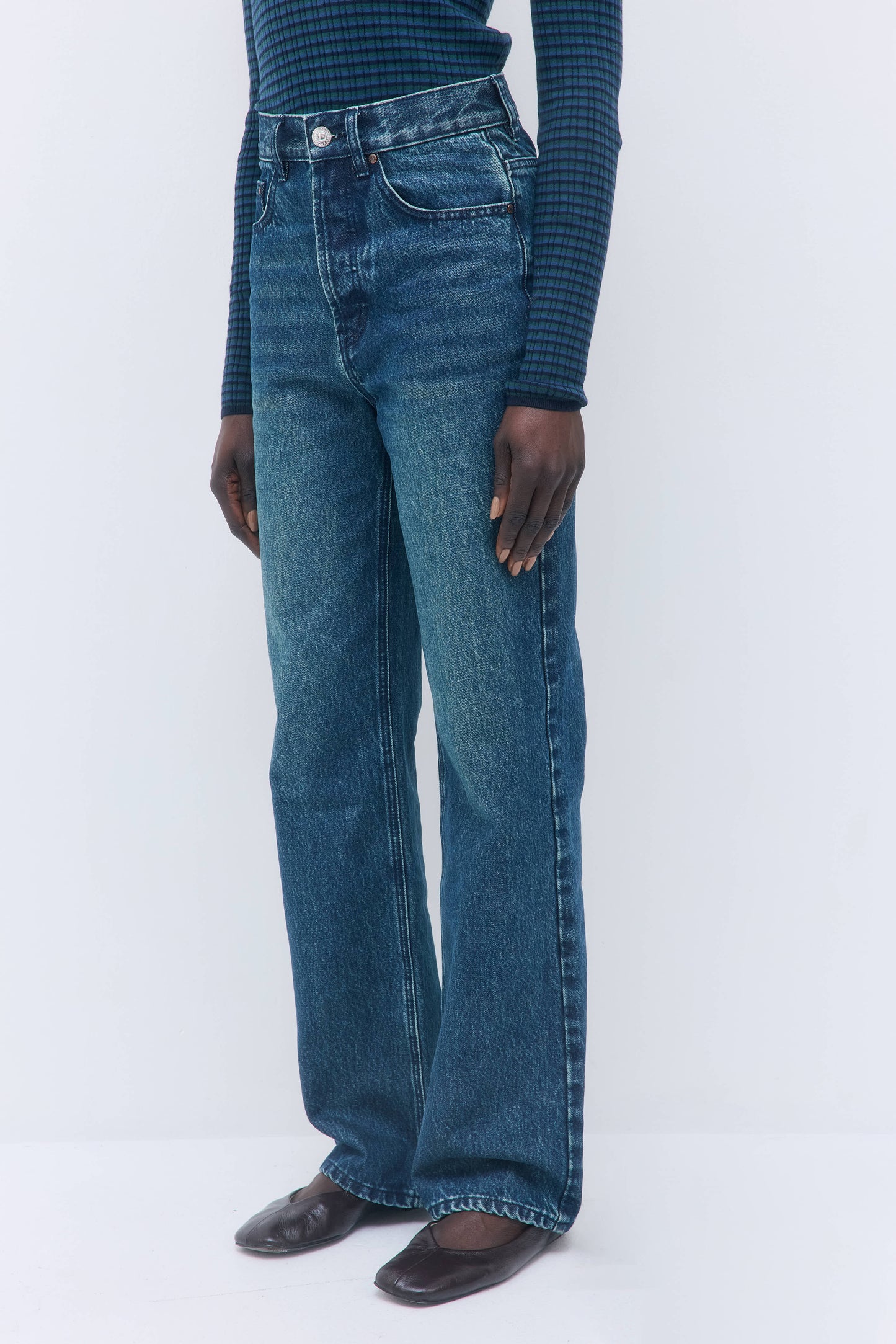 No.8| High Waisted Wide Leg Denim