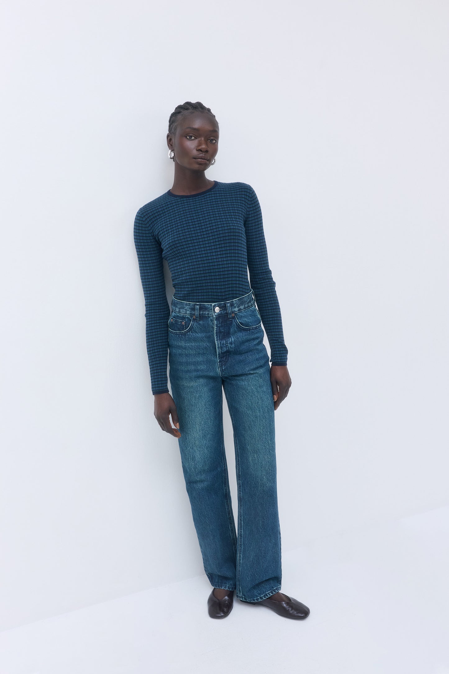 No.8| High Waisted Wide Leg Denim