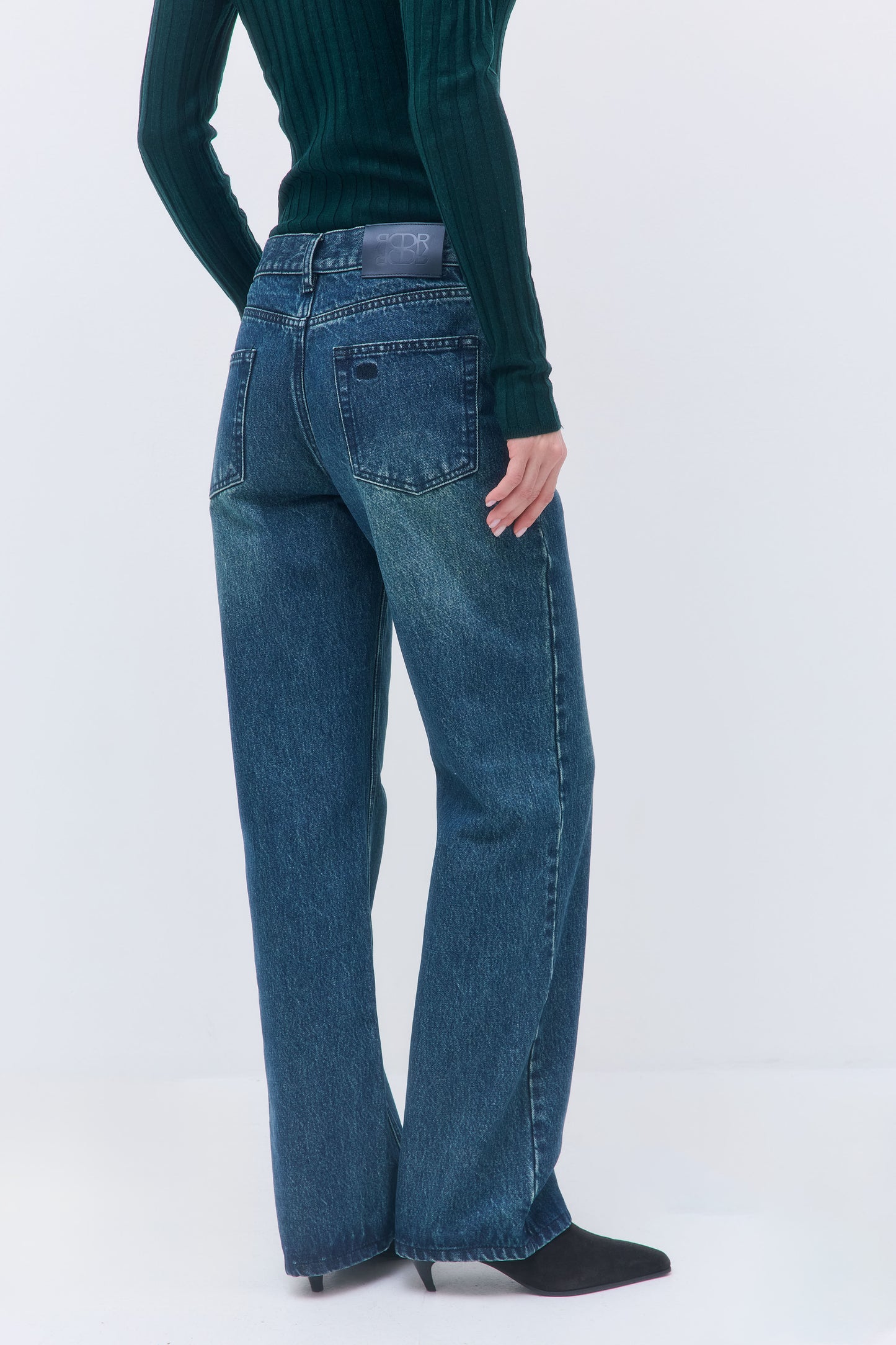 No.11| Mid Rise Full Length Baggy Denim