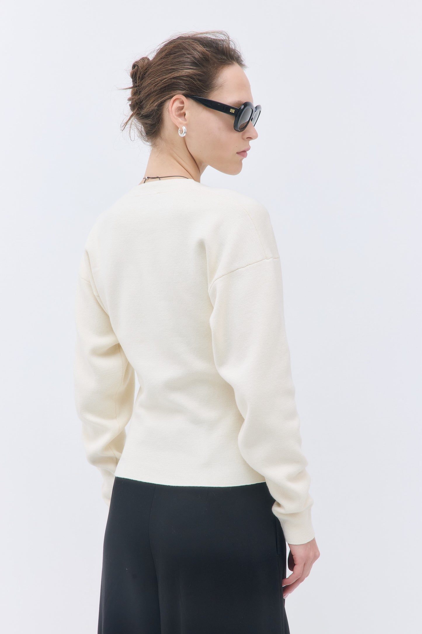 Cinched V Neck Cardigan