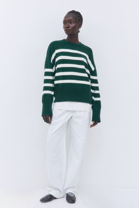 Oversized Striped Sweater