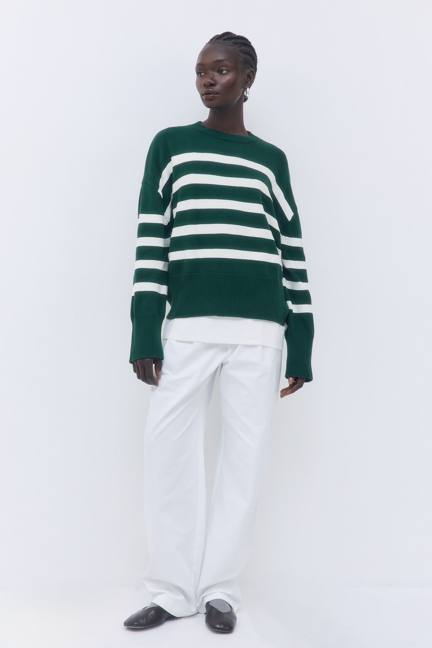 Oversized Striped Sweater