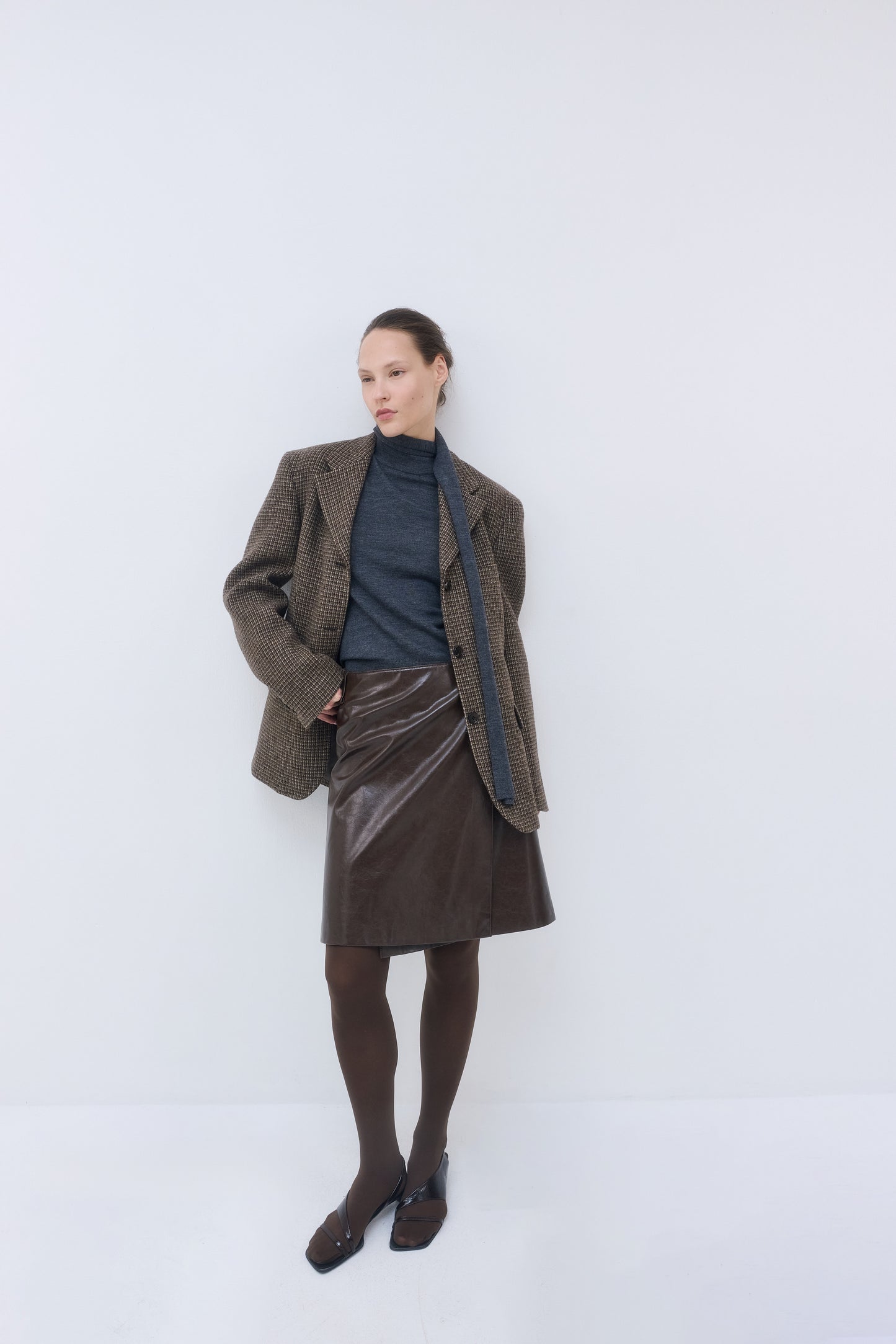 Tailored Wool Plaid Jacket - Dé Rococo