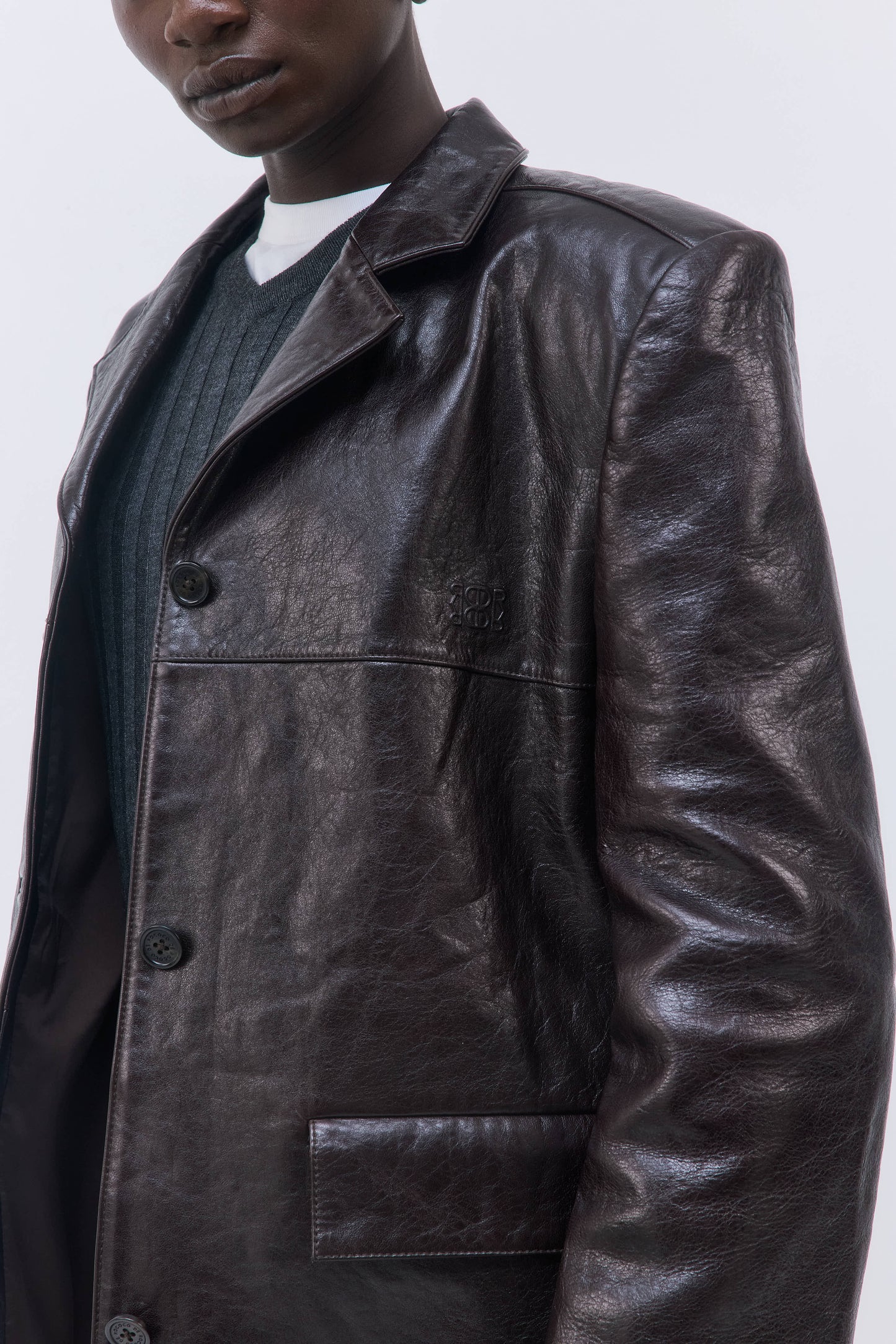 Leather Blazer