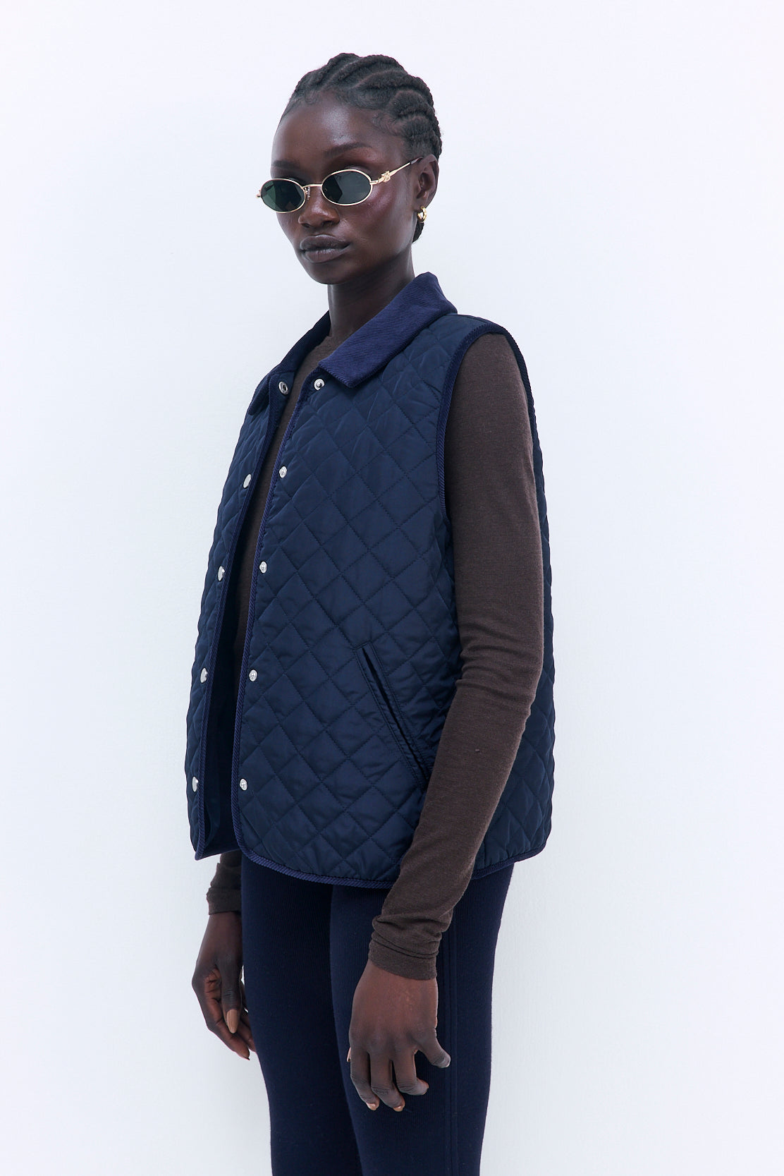 Straight Fit Quilted Vest