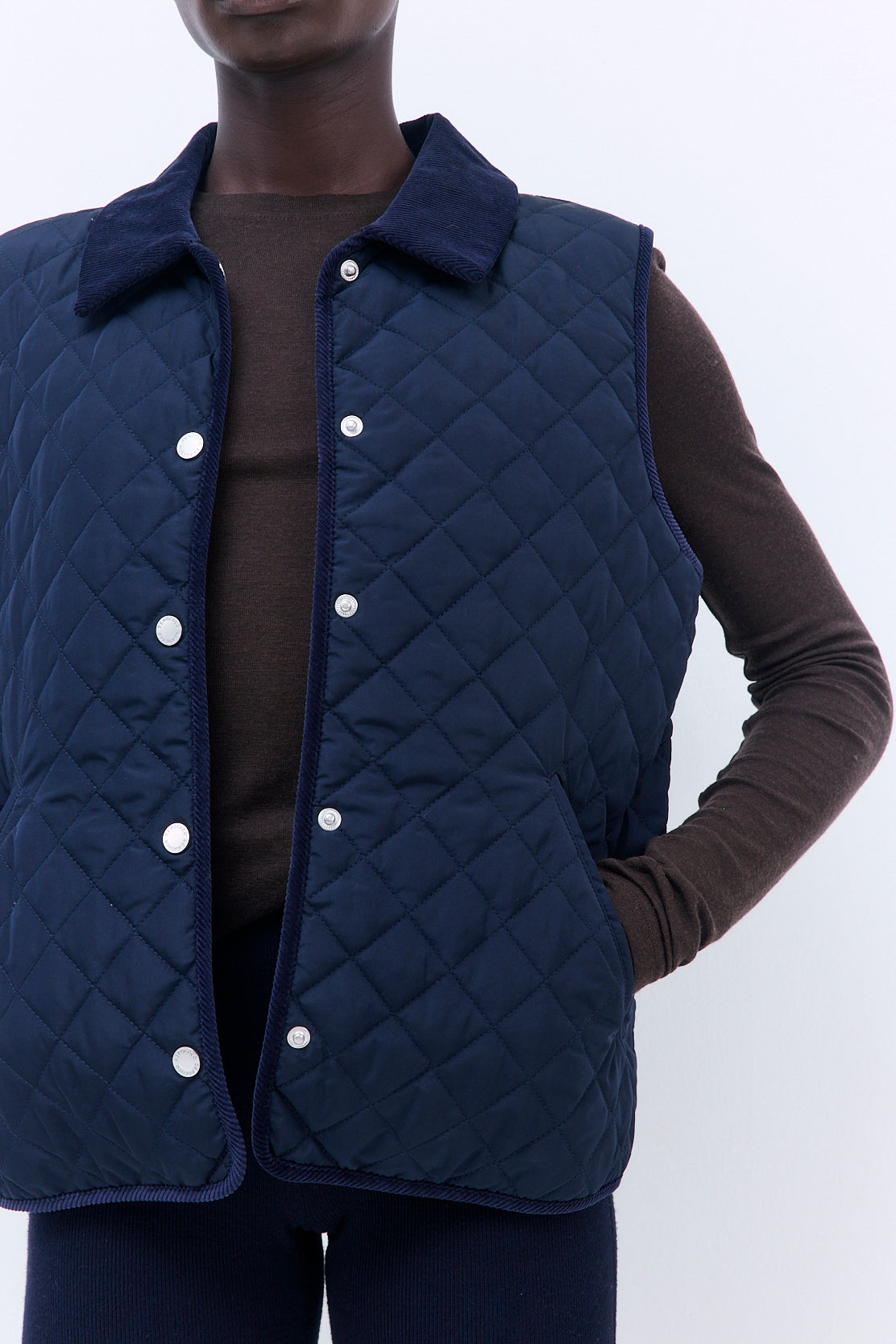Straight Fit Quilted Vest