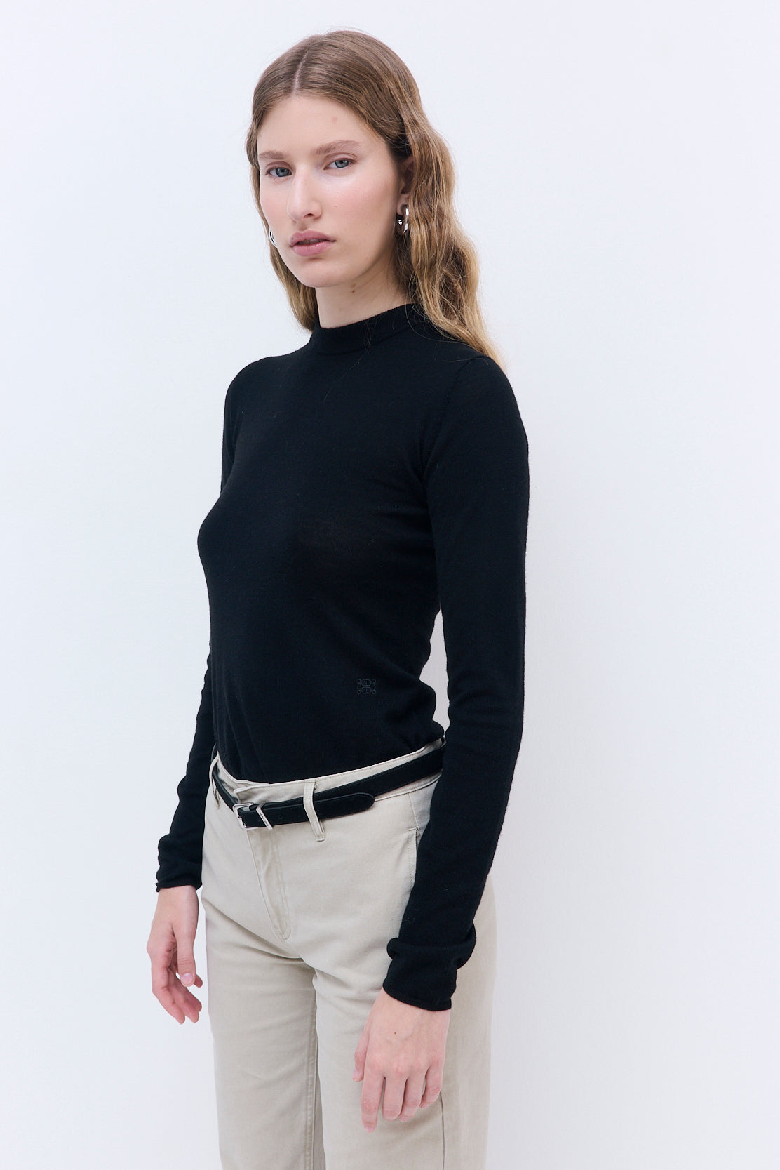 Merino Wool Crewneck Top