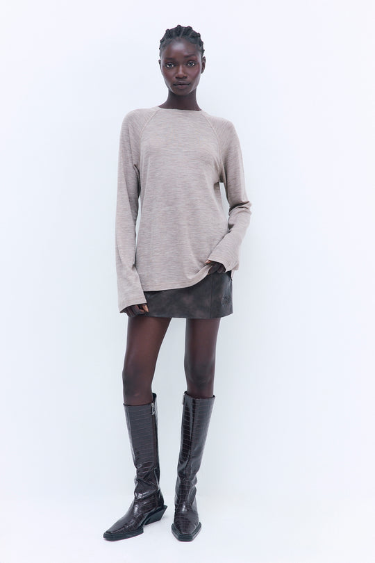 Oversized Wool Long Sleeve