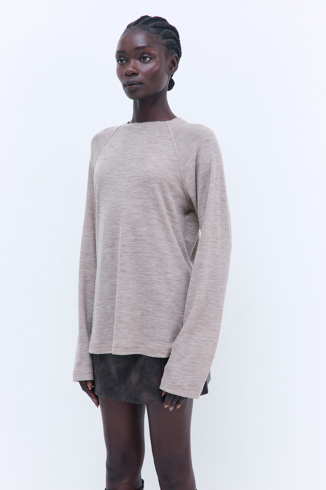 Oversized Wool Long Sleeve