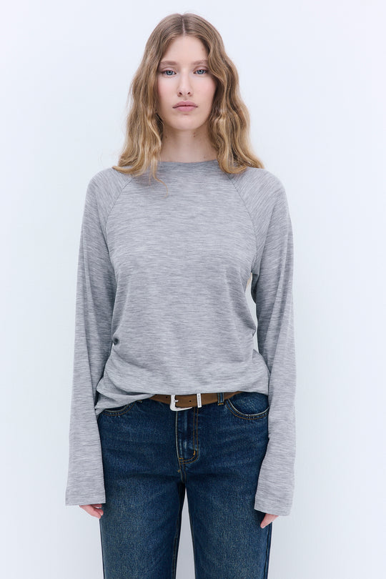 Oversized Wool Long Sleeve