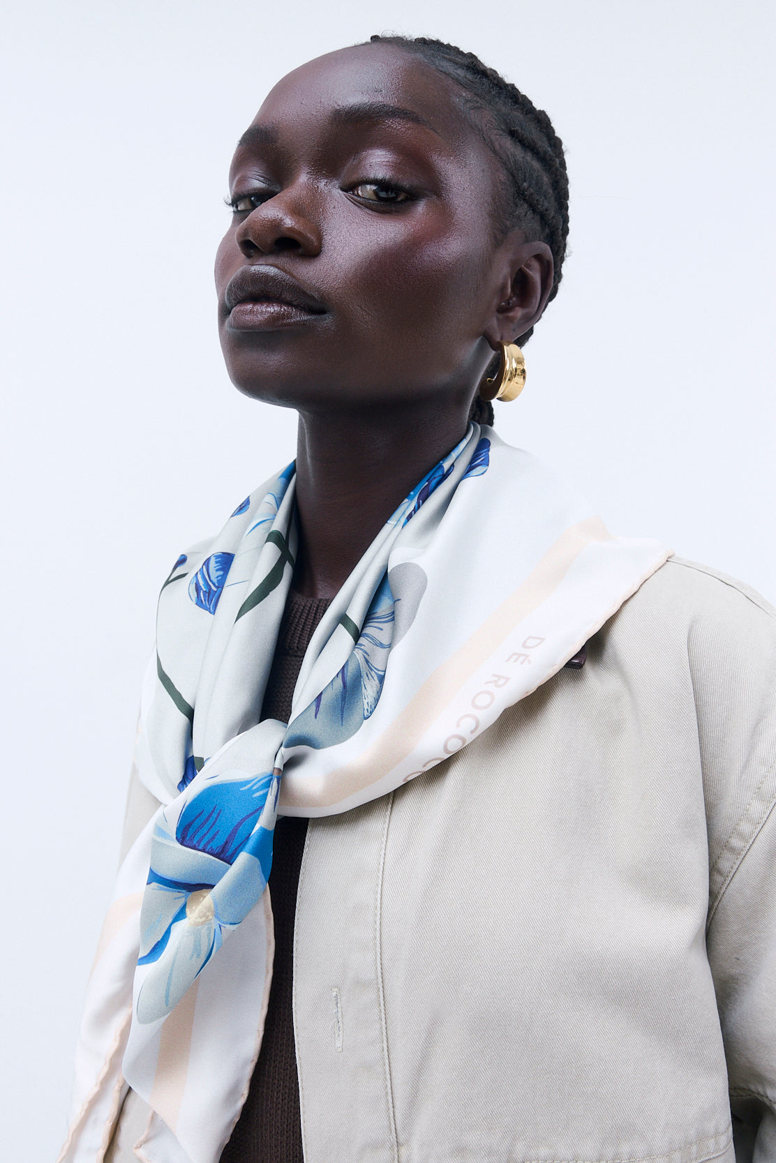 Signature Flower Scarf