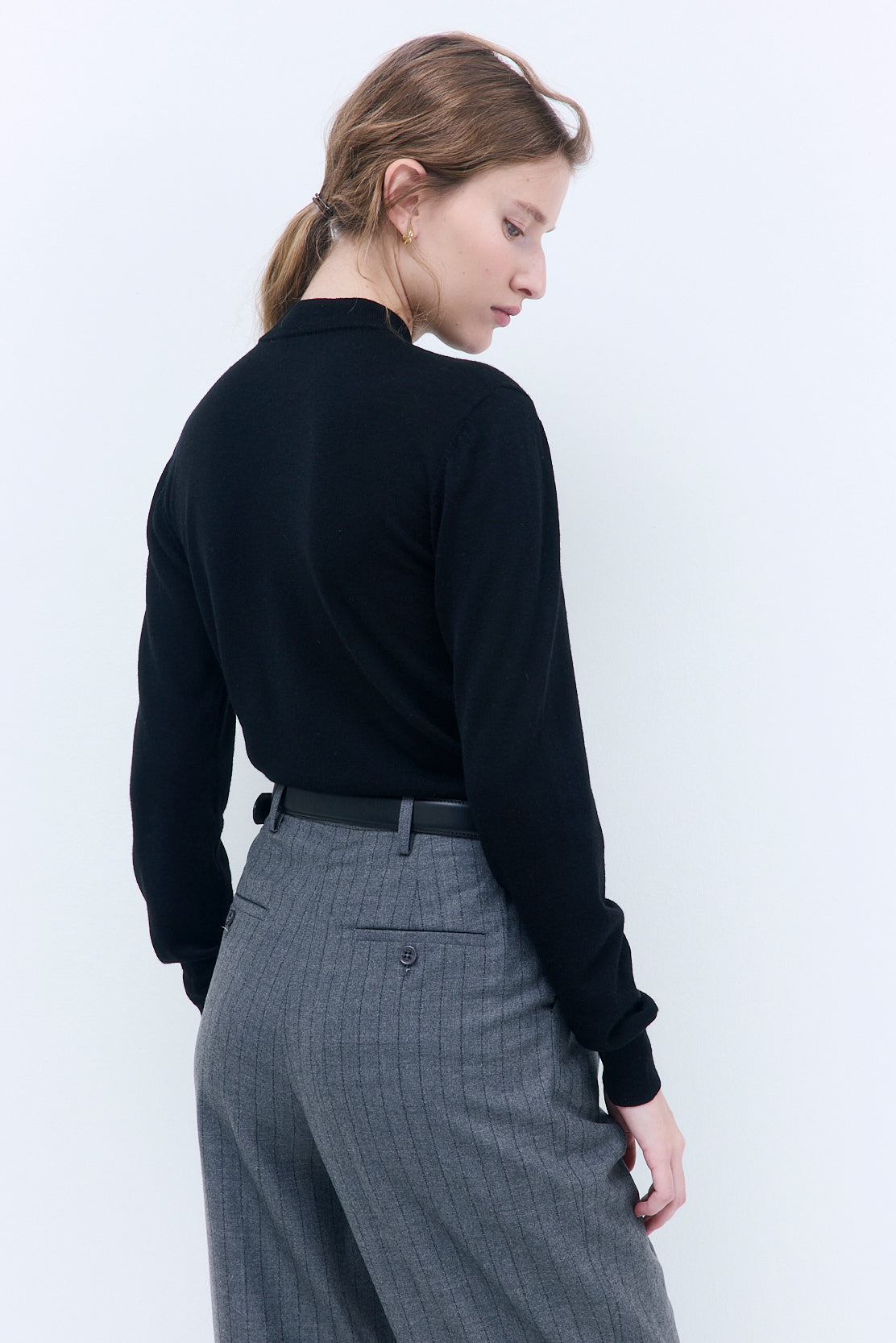 Merino Wool Crew Neck Sweater