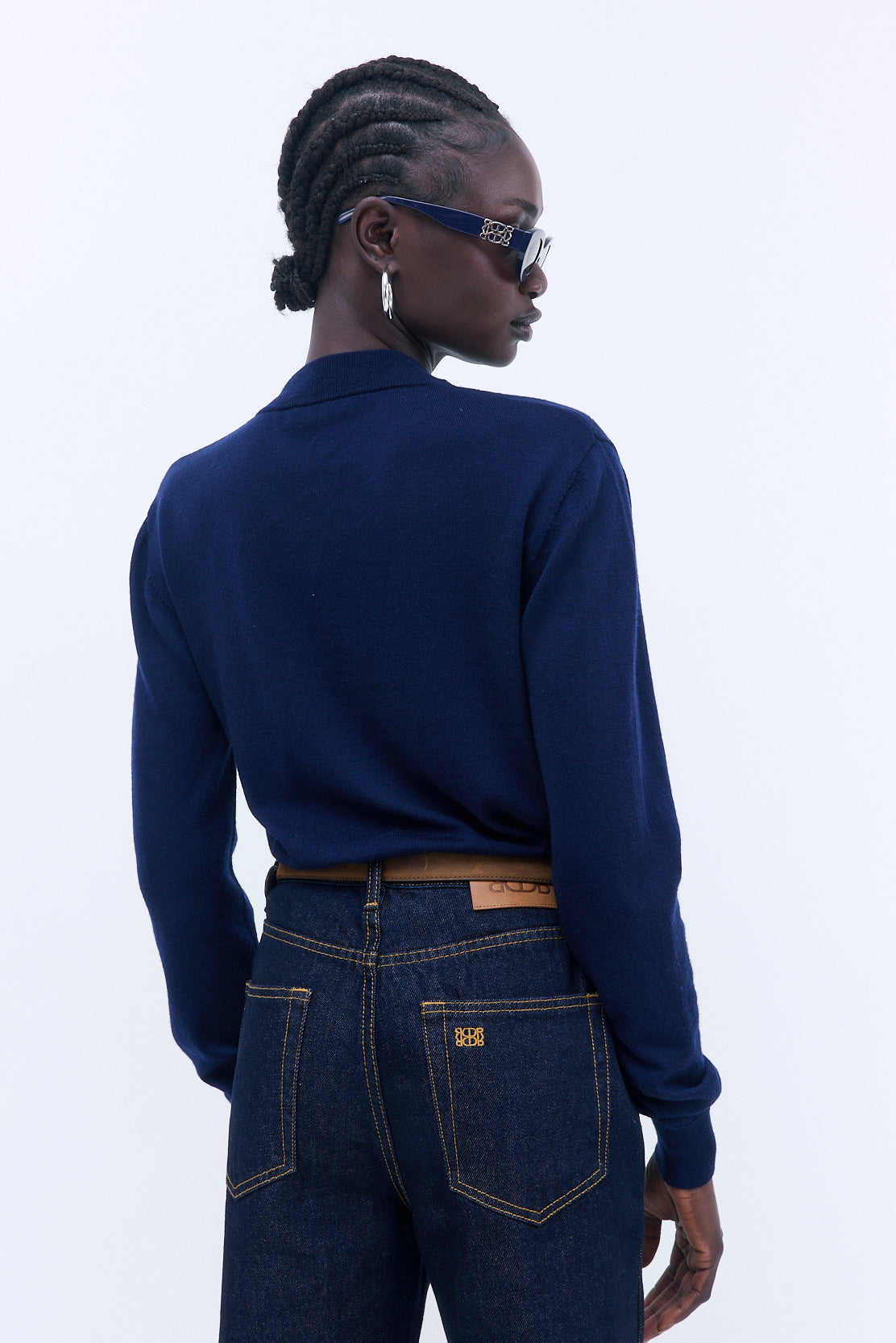 Merino Wool V Neck Sweater