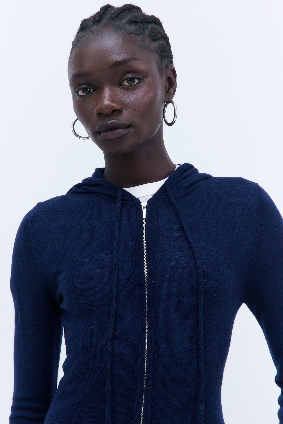 Lightweight Zipper Cardigan