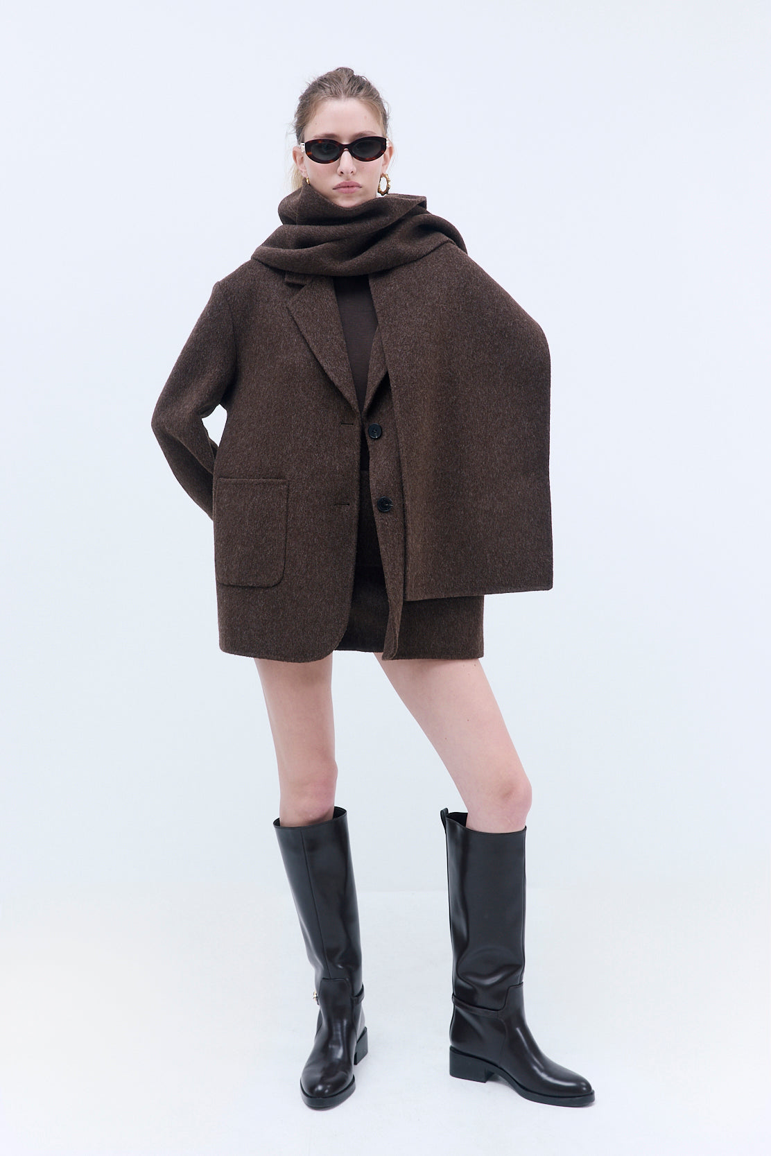 Oversized Double Wool Blazer