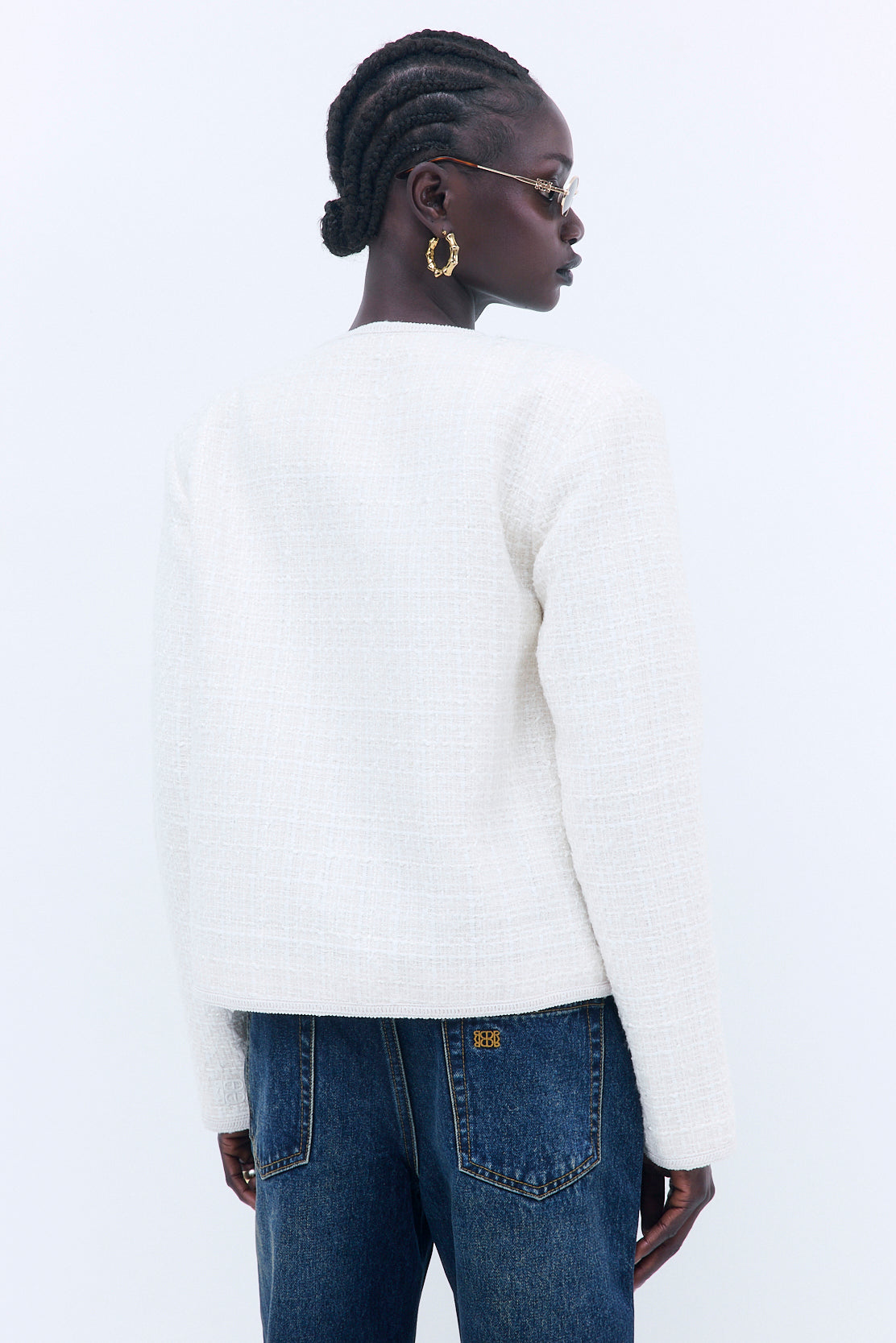 Cropped Tweed Jacket