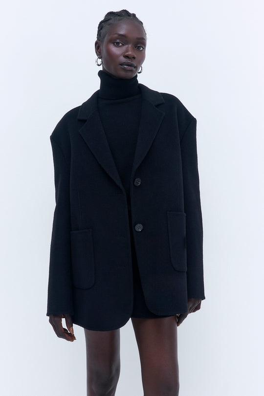 Oversized Double Wool Blazer