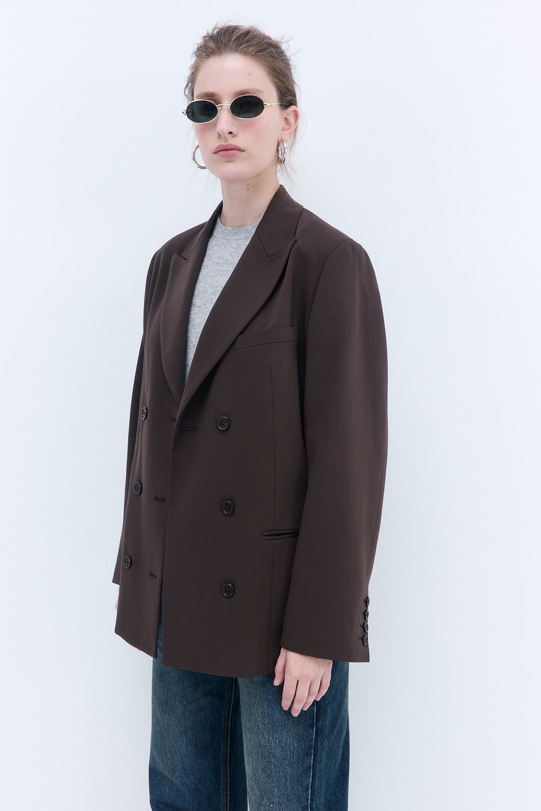 Oversized Double Breasted Daddy Blazer