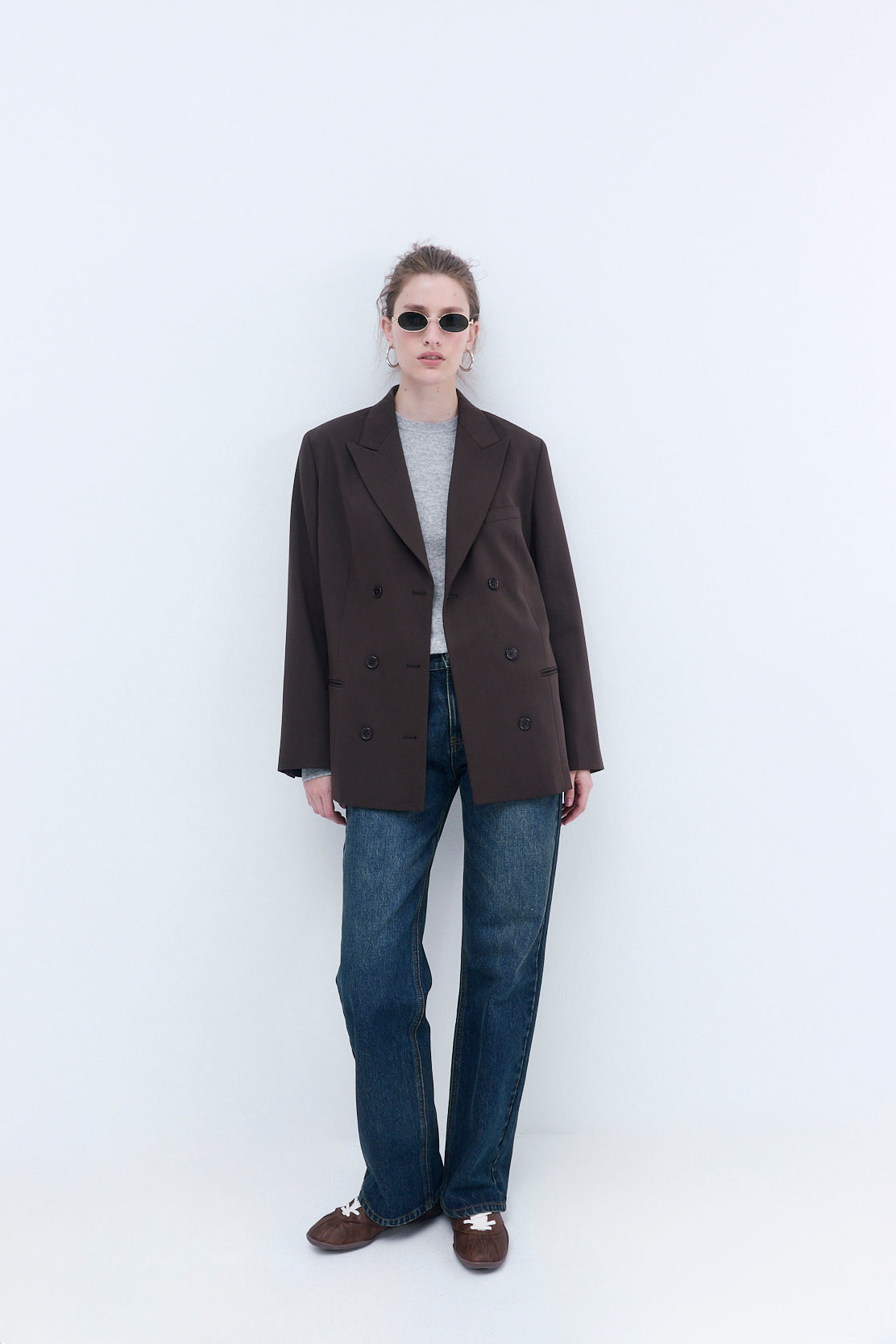 Oversized Double Breasted Daddy Blazer