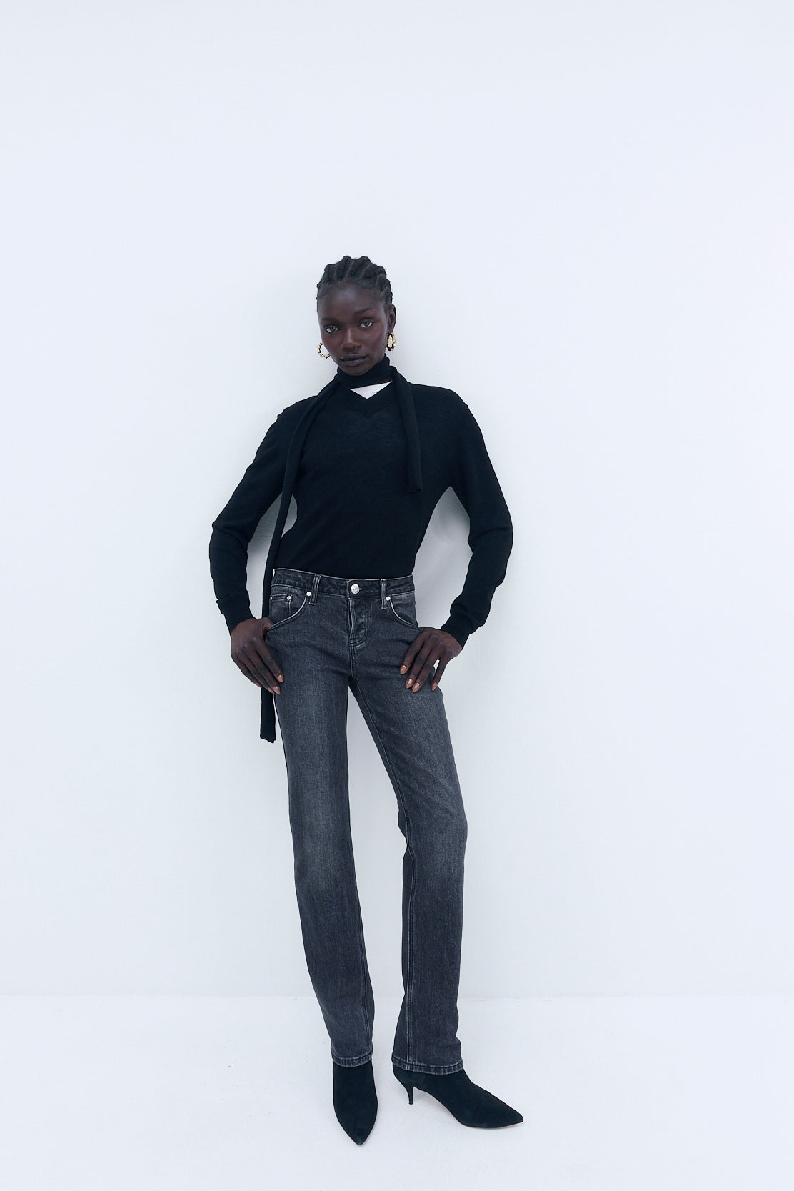 No.18| Mid Rise Fitted Denim