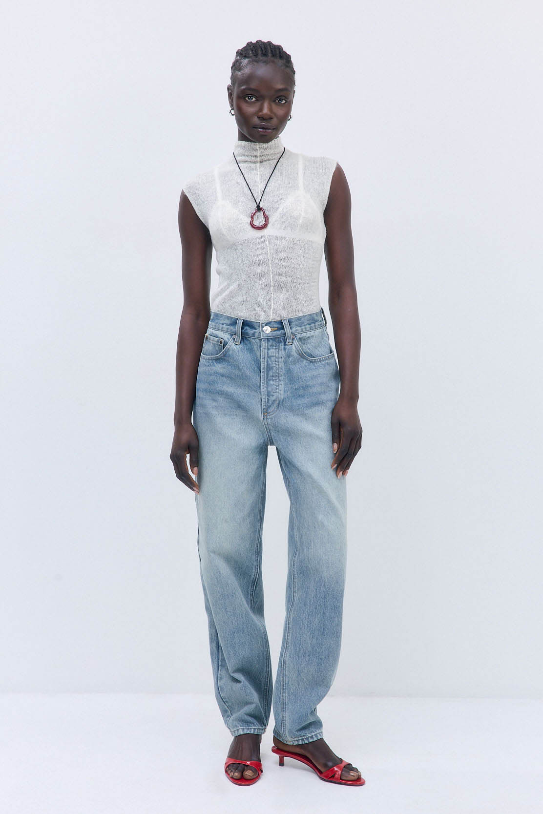 No.13| High Rise Tapered Balloon Denim