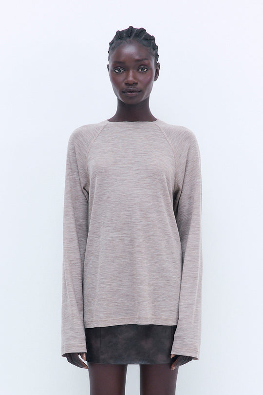 Oversized Wool Long Sleeve