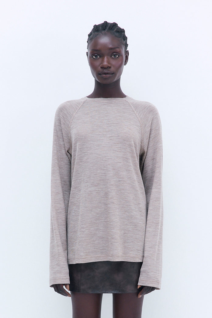 Oversized Wool Long Sleeve