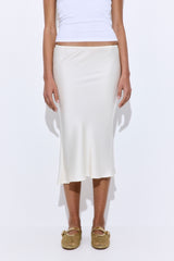 Satin Slip Midi Skirt